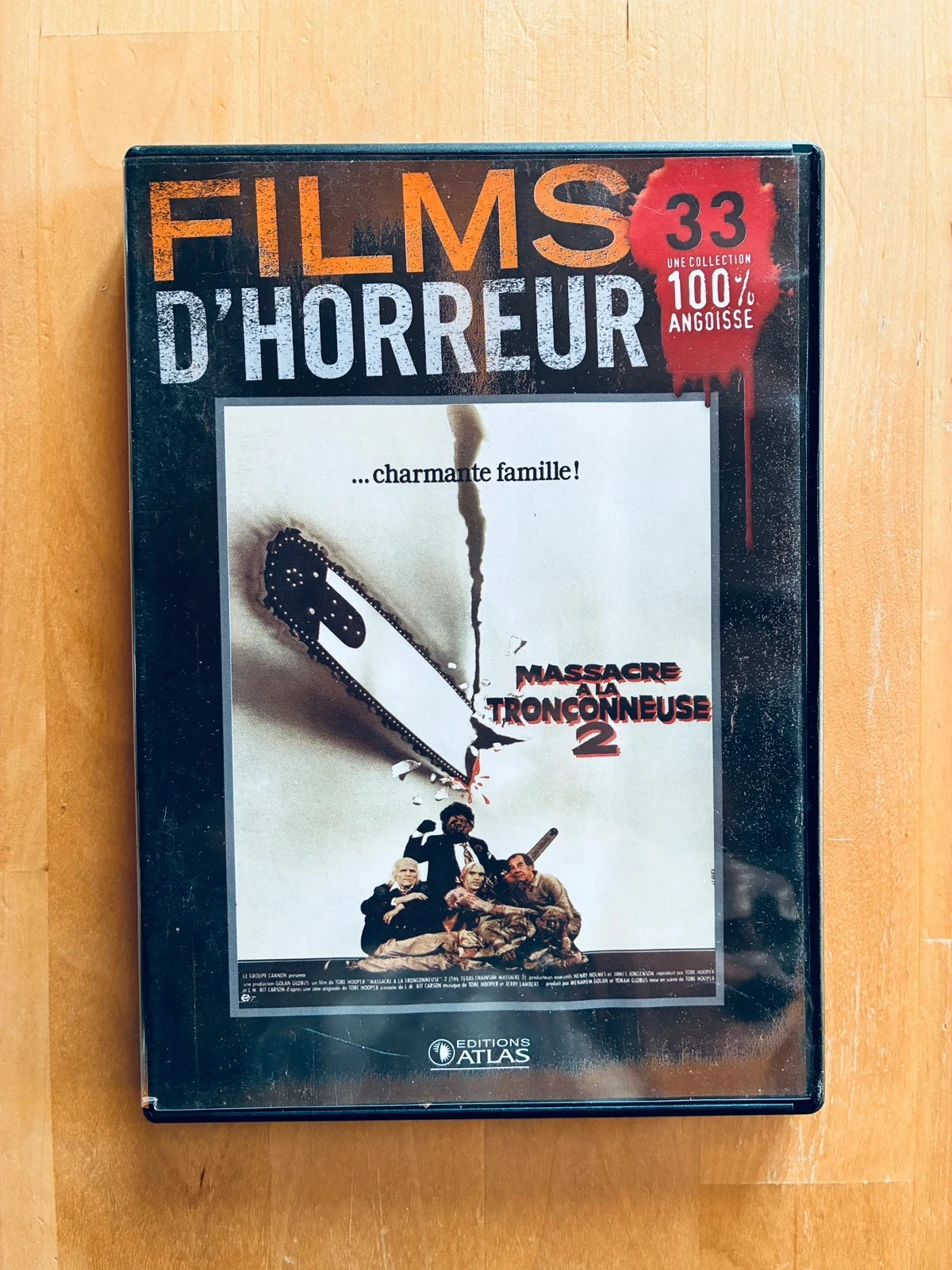 DVD Massacre à la tronçonneuse 2 de Tobe Hooper.